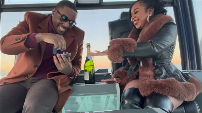 Surprise Engagement At Navy Pier!